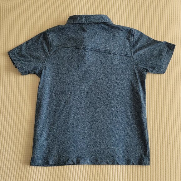 Volcom Boys' Wowzer Polo Short Sleeve Shirt Blue 5 M - Picture 2 of 4